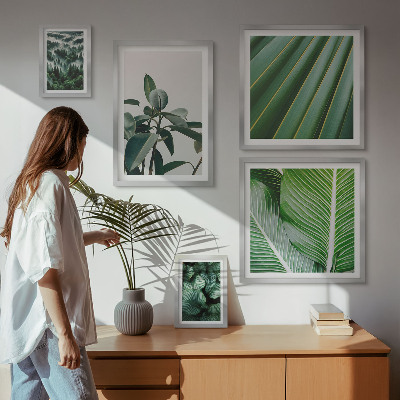 Pared galería de arte Inspiraciones de plantas tropicales