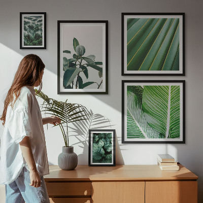 Pared galería de arte Inspiraciones de plantas tropicales