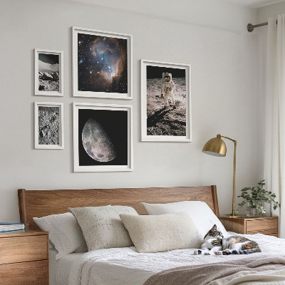 Conjunto de cuadros decorativos Descubrimientos y secretos cósmicos