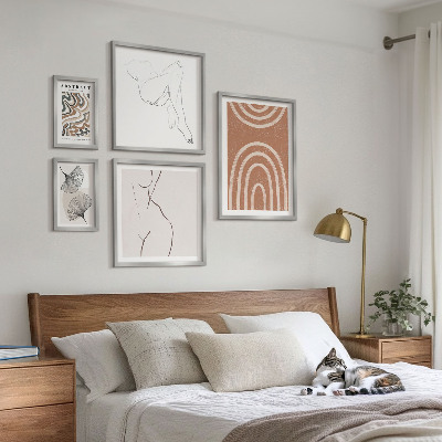 Pared galería de arte Figuras abstractas con estilo