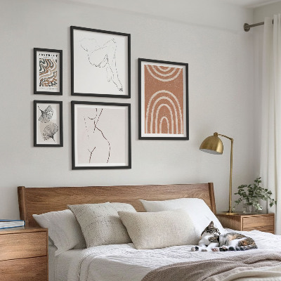 Pared galería de arte Figuras abstractas con estilo
