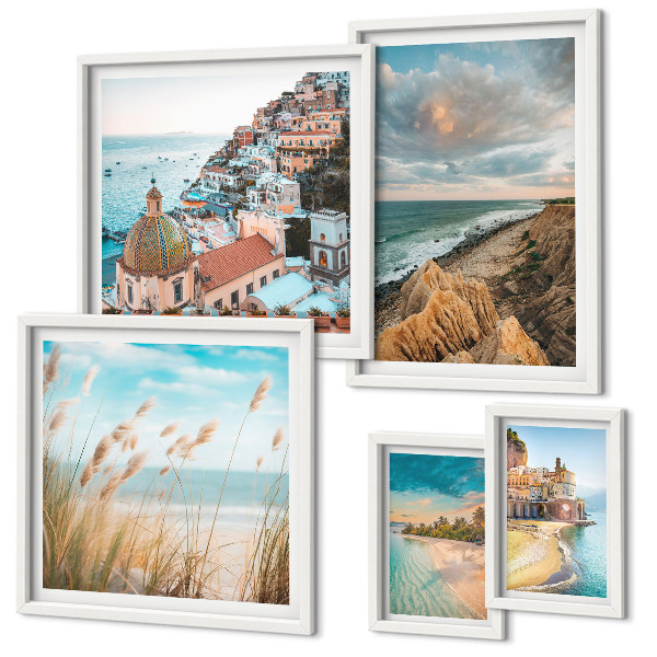 Pared galería de arte Paisajes de playa del mundo