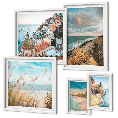 Pared galería de arte Paisajes de playa del mundo