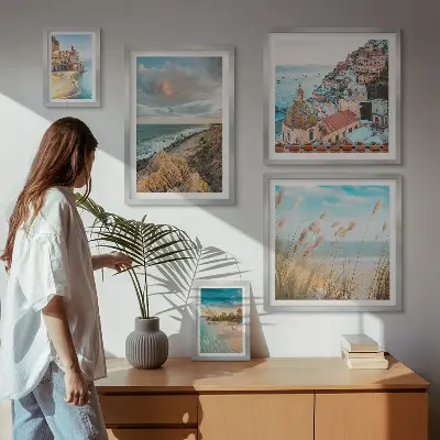 Paisajes de playa del mundo decoración para pared galería de arte