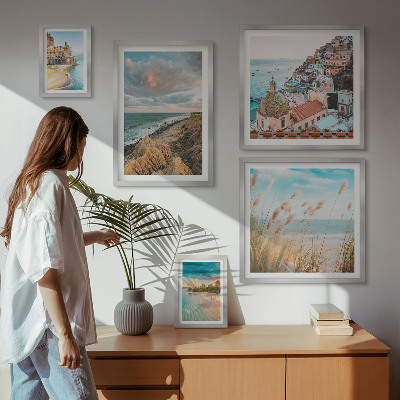Pared galería de arte Paisajes de playa del mundo