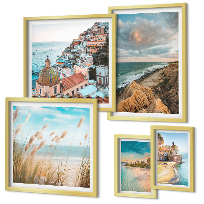Pared galería de arte Paisajes de playa del mundo