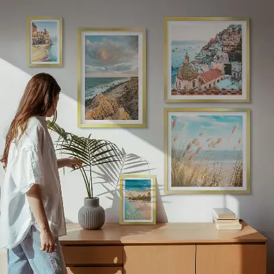 Paisajes de playa del mundo decoración para pared galería de arte