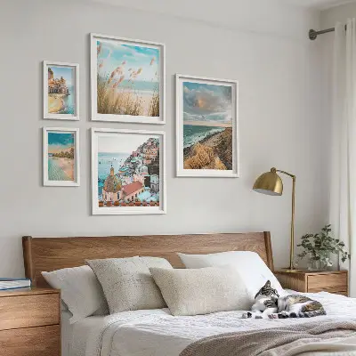 Paisajes de playa del mundo decoración para pared galería de arte