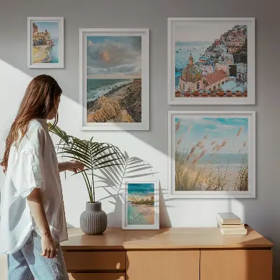 Paisajes de playa del mundo decoración para pared galería de arte