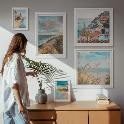 Pared galería de arte Paisajes de playa del mundo