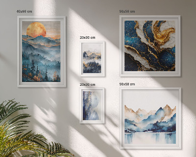 Conjunto de cuadros decorativos Paisajes montañosos del oeste