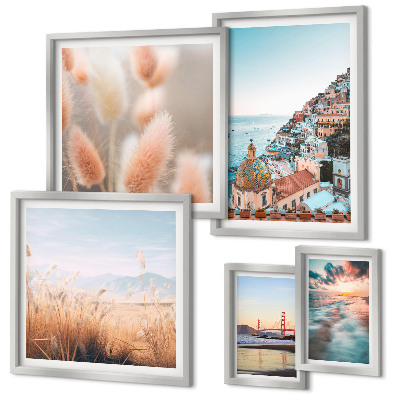 Conjunto de cuadros decorativos Paisajes costeros y naturaleza