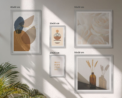 Set de 5 cuadros para salón Decoraciones de plantas estilo boho