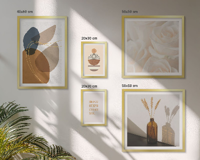 Set de 5 cuadros para salón Decoraciones de plantas estilo boho