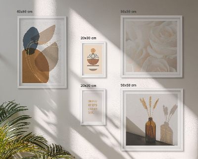 Set de 5 cuadros para salón Decoraciones de plantas estilo boho