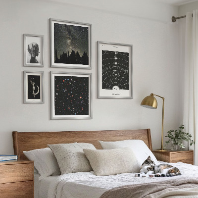 Pared galería de arte Inspiraciones cósmicas de la galaxia