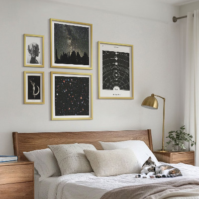Pared galería de arte Inspiraciones cósmicas de la galaxia