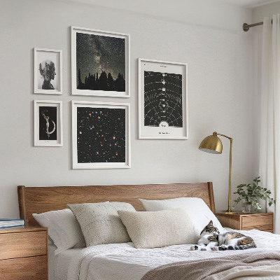 Pared galería de arte Inspiraciones cósmicas de la galaxia