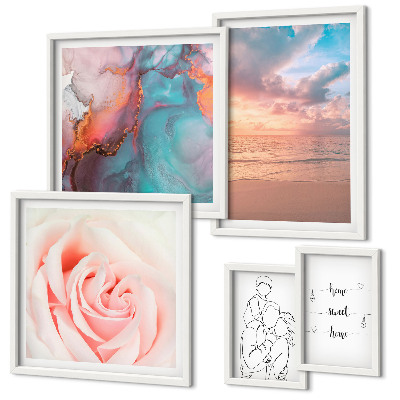Pared galería de arte Paisajes marinos románticos