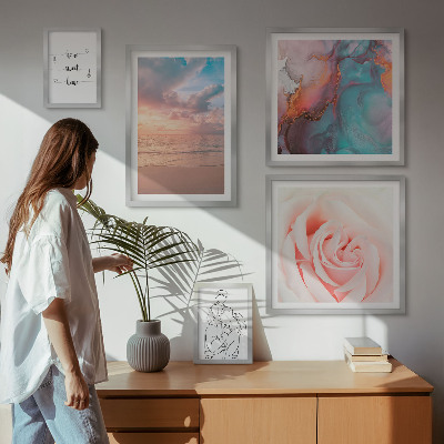 Pared galería de arte Paisajes marinos románticos