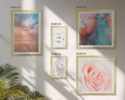 Pared galería de arte Paisajes marinos románticos
