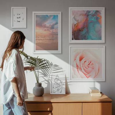 Pared galería de arte Paisajes marinos románticos