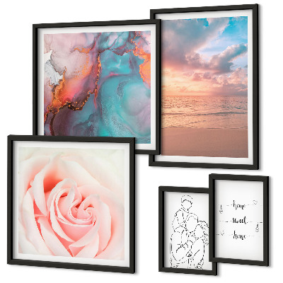 Pared galería de arte Paisajes marinos románticos