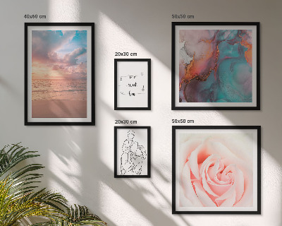 Pared galería de arte Paisajes marinos románticos