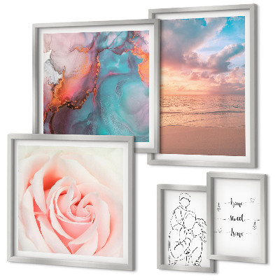 Pared galería de arte Paisajes marinos románticos