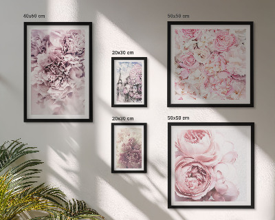 Conjunto de cuadros decorativos Arreglos florales vintage