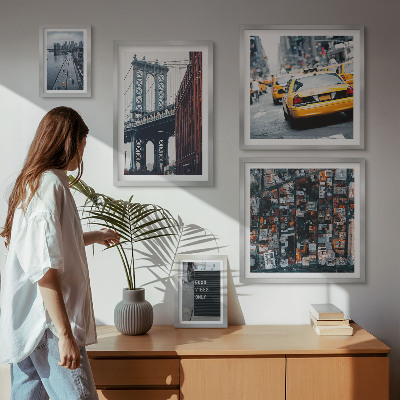 Conjunto de cuadros decorativos Encantadoras vistas de Nueva York