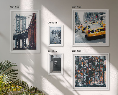 Conjunto de cuadros decorativos Encantadoras vistas de Nueva York