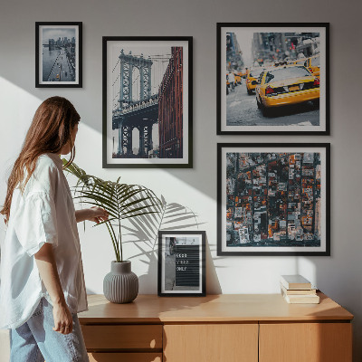 Conjunto de cuadros decorativos Encantadoras vistas de Nueva York