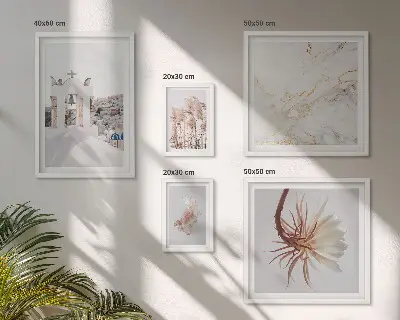 Galería de arte para pared decoración con vistas elegantes de arquitectura y naturaleza
