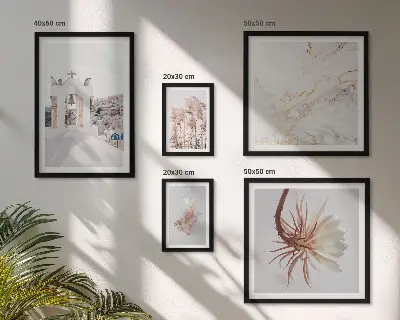 Galería de arte para pared decoración con vistas elegantes de arquitectura y naturaleza