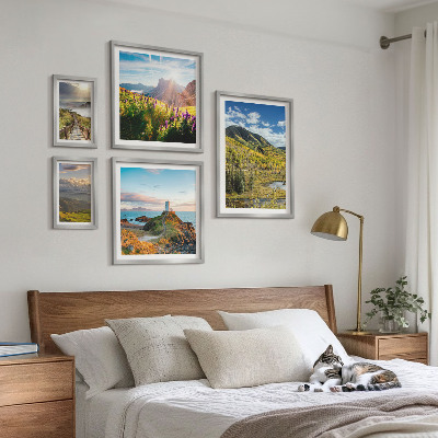 Pared galería de arte Paisajes de montaña y naturaleza