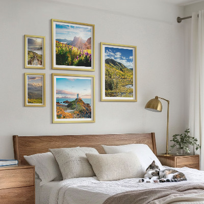 Pared galería de arte Paisajes de montaña y naturaleza