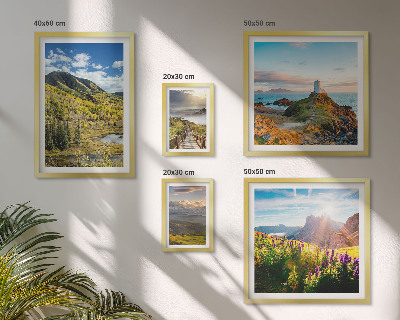 Pared galería de arte Paisajes de montaña y naturaleza