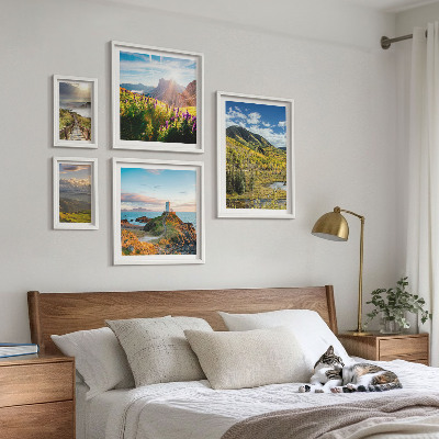 Pared galería de arte Paisajes de montaña y naturaleza