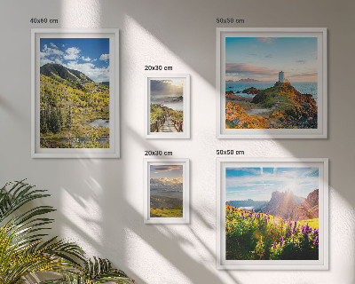 Pared galería de arte Paisajes de montaña y naturaleza