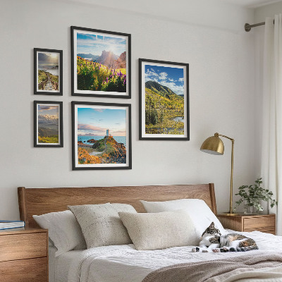 Pared galería de arte Paisajes de montaña y naturaleza