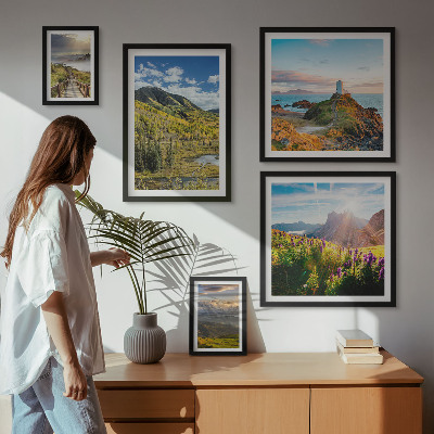 Pared galería de arte Paisajes de montaña y naturaleza