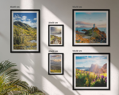 Pared galería de arte Paisajes de montaña y naturaleza