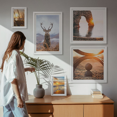 Pared galería de arte Naturaleza y animales salvajes en armonía