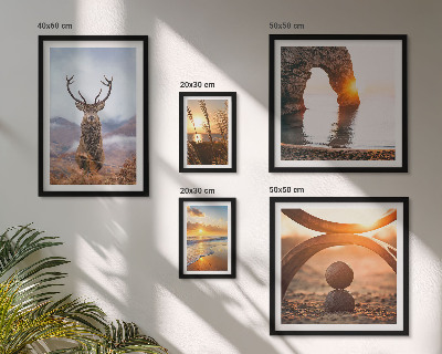 Pared galería de arte Naturaleza y animales salvajes en armonía