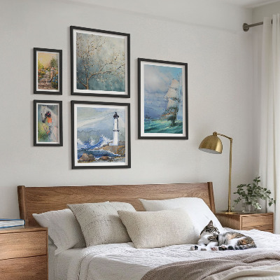 Conjunto de cuadros decorativos Aventuras y paisajes marinos