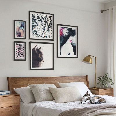 Pared galería de arte Retratos abstractos con estilo