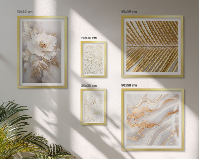 Conjunto de cuadros decorativos Elegantes motivos florales