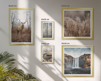 Pared galería de arte paisajes de vida silvestre