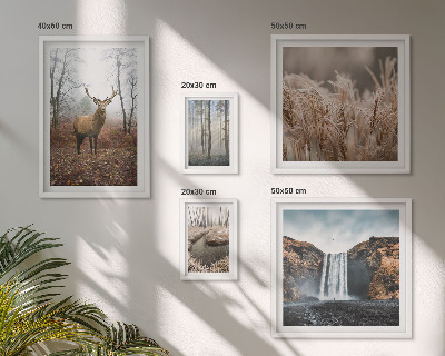 Pared galería de arte paisajes de vida silvestre
